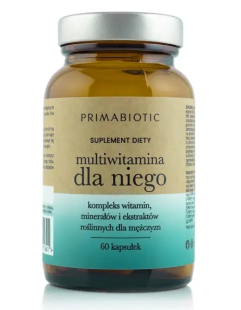 PrimaBiotic Multiwitamina dla niego 60 kapsułek PrimaBiotic Multiwitamina dla niego 60 kapsułek