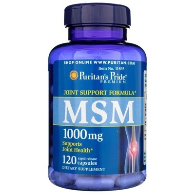Puritan's Pride MSM 1000 mg 120 kapsułek Puritan's Pride MSM 1000 mg 120 kapsułek
