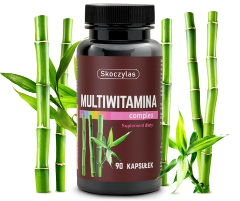 Skoczylas Multiwitamina + krzem, bor, jod 90 kapsułek Skoczylas Multiwitamina + krzem, bor, jod 90 kapsułek