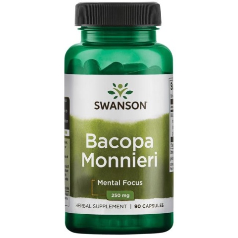 Swanson Bacopa Monnieri BaCognize 250 mg 90 kapsułek Swanson Bacopa Monnieri BaCognize 250 mg 90 kapsułek