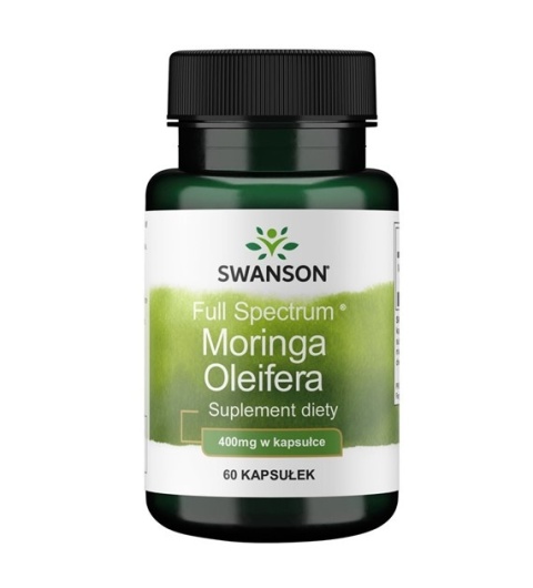 Swanson FS Moringa Oleifera (Moringa Olejodajna) 400 mg 60 kapsułek Swanson FS Moringa Oleifera (Moringa Olejodajna) 400 mg 60 kapsułek