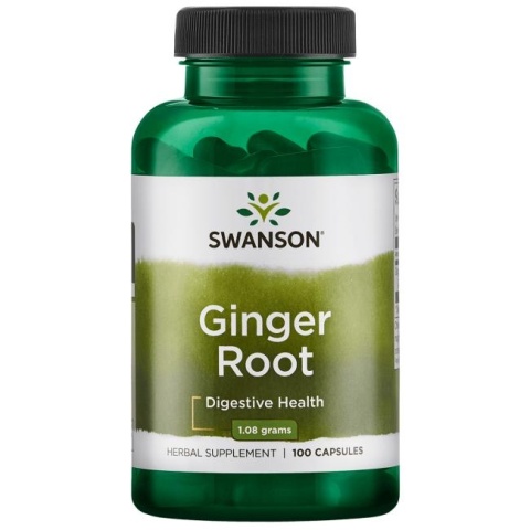 Swanson Ginger root (Korzeń imbiru) 540 mg 100 kapsułek Swanson Ginger root (Korzeń imbiru) 540 mg 100 kapsułek
