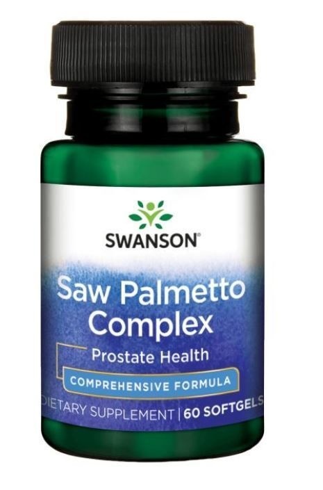 Swanson Saw Palmetto Complex 60 kapsułek miękkich Swanson Saw Palmetto Complex 60 kapsułek miękkich