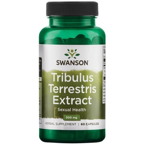 Swanson Tribulus Terrestris (Buzdyganek) 500 mg 60 kapsułek Swanson Tribulus Terrestris (Buzdyganek) 500 mg 60 kapsułek