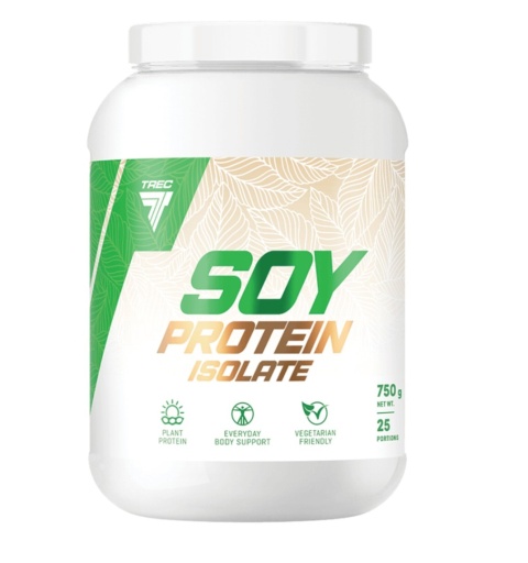Trec Soy Protein Vege Białko Sojowe w proszku 750 g o smaku słonego karmelu Trec Soy Protein Vege Białko Sojowe w proszku 750 g o smaku słonego karmelu
