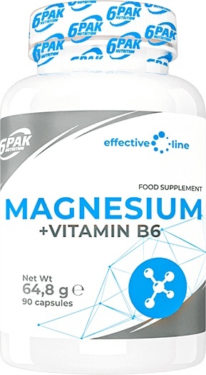 6PAK EL Magnesium + B6 90 kapsułek 6PAK EL Magnesium + B6 90 kapsułek