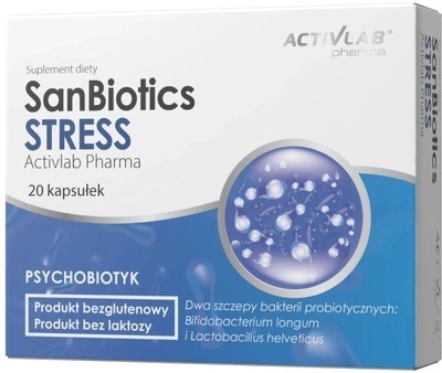 ActivLab SanBiotics Stress 20 kapsułek ActivLab SanBiotics Stress 20 kapsułek