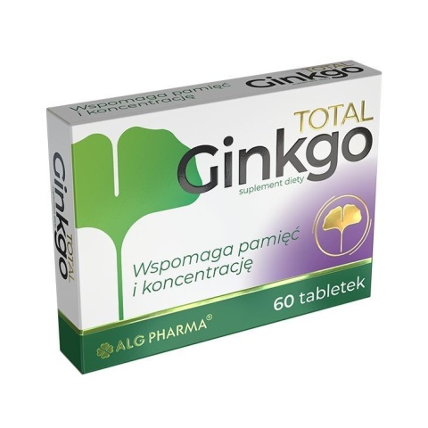 Alg Pharma Total Ginkgo 60 tabletek Alg Pharma Total Ginkgo 60 tabletek