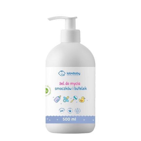 Alg Pharma lab4Baby Żel do mycia smoczków i butelek 500 ml Alg Pharma lab4Baby Żel do mycia smoczków i butelek 500 ml