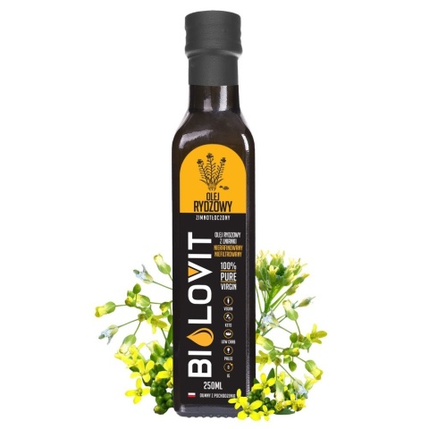 Bilovit olej rydzowy zimnotłoczony 250 ml Bilovit olej rydzowy zimnotłoczony 250 ml