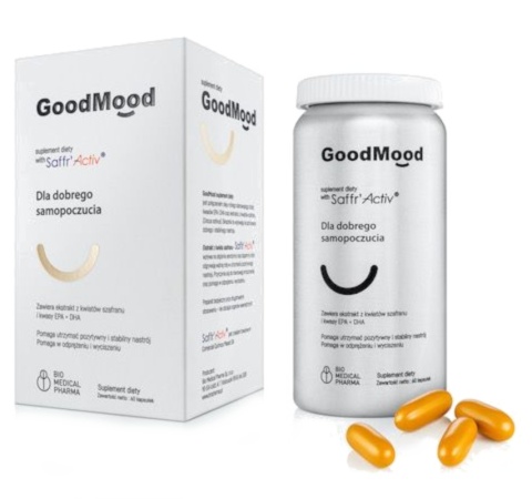 Bio Medical Pharma GoodMood suplement dla dobrego sampoczucia 60 kapsułek Bio Medical Pharma GoodMood suplement dla dobrego sampoczucia 60 kapsułek