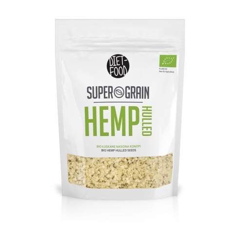 Diet Food Konopia nasiona łuskane Bio 200g Diet Food Konopia nasiona łuskane Bio 200g