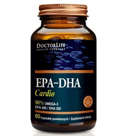 Doctor Life EPA-DHA Cardio Omega-3 60 kapsułek Doctor Life EPA-DHA Cardio Omega-3 60 kapsułek
