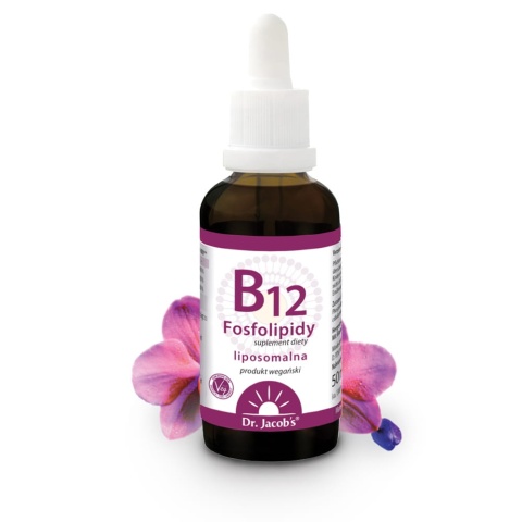 Dr. Jacob's Witamina B12 (liposomalna) Fosfolipidy 50 ml Dr. Jacob's Witamina B12 (liposomalna) Fosfolipidy 50 ml