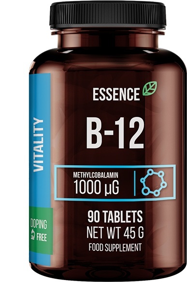 Essence Witamina B12 1000 mg 90 tabletek Essence Witamina B12 1000 mg 90 tabletek