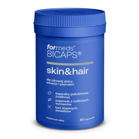 Formeds Bicaps Skin&Hair 60 kapsułek wegańskich Formeds Bicaps Skin&Hair 60 kapsułek wegańskich