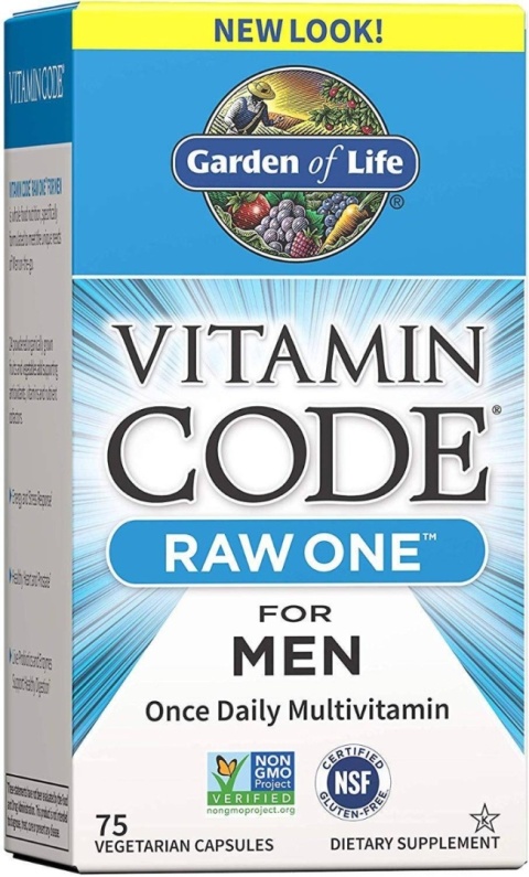Garden Of Life Witamin Code RAW ONE for Men 75 kapsułek wegańskich Garden Of Life Witamin Code RAW ONE for Men 75 kapsułek wegańskich