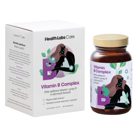 Health Labs Care Vitamin B complex 60 kapsułek Health Labs Care Vitamin B complex 60 kapsułek