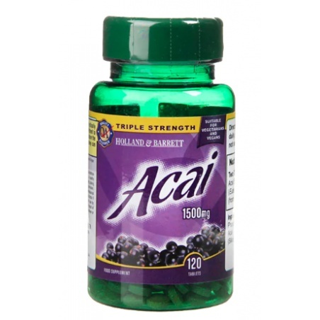 Holland & Barrett Acai Berry 1500 mg 120 tabletek Holland & Barrett Acai Berry 1500 mg 120 tabletek