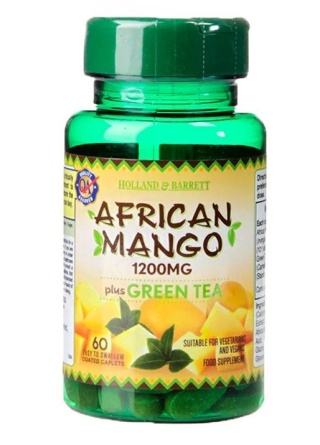 Holland & Barrett African Mango with Green Tea 1200 mg 60 kapsułek