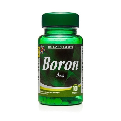 Holland & Barrett Boron 3 mg 100 tabletek Holland & Barrett Boron 3 mg 100 tabletek