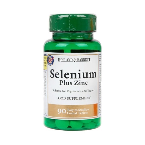 Holland & Barrett Selen i Cynk 90 tabletek Holland & Barrett Selen i Cynk 90 tabletek