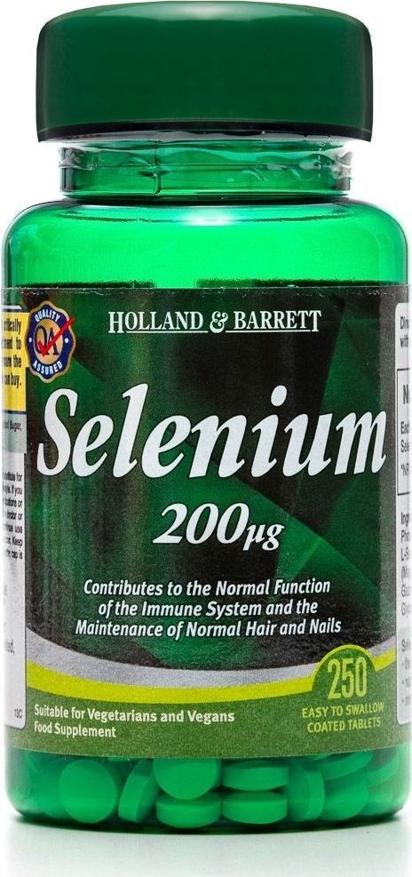 Holland & Barrett Selenium 200 iu selen 250 tabletek Holland & Barrett Selenium 200 iu selen 250 tabletek