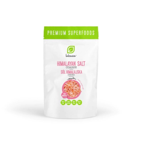 Intenson Sól himalajska jodowana gruba 500g Intenson Sól himalajska jodowana gruba 500g
