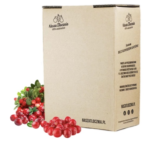 Nasza tłocznia Sok 100% Żurawina 3l Nasza tłocznia Sok 100% Żurawina 3l