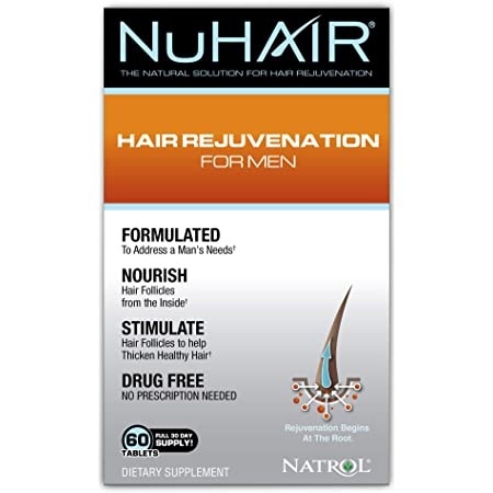 Natrol NuHair Hair Rejuvenation for Men (dla mężczyzn) 60 tabletek Natrol NuHair Hair Rejuvenation for Men (dla mężczyzn) 60 tabletek