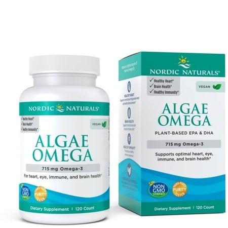 Nordic Naturals Algae wegańskie Omega-3 715 mg 120 kapsułek Nordic Naturals Algae wegańskie Omega-3 715 mg 120 kapsułek