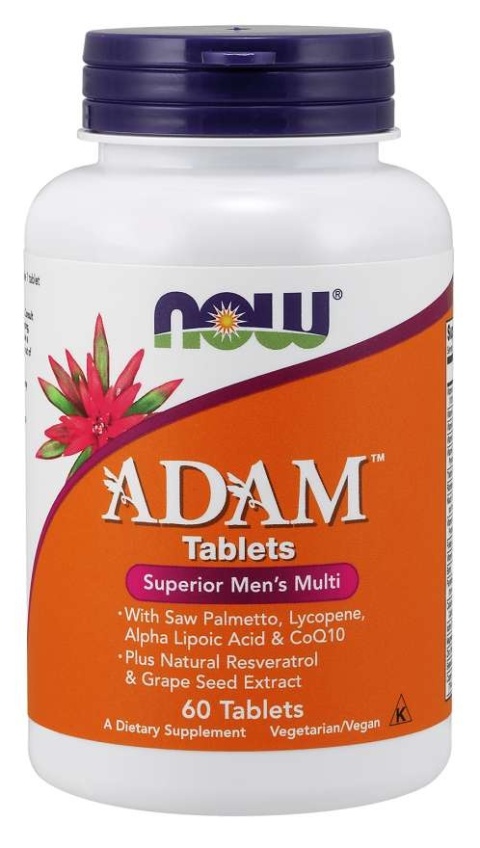 Now Foods Adam multiwitaminy i minerały dla mężczyzn 60 tabletek Now Foods Adam multiwitaminy i minerały dla mężczyzn 60 tabletek