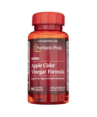 Puritan's Pride Apple Cider Vinegar Formula 90 tabletek wegańskich