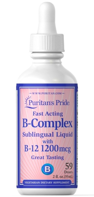 Puritan's Pride B-complex krople podjęzykowe 59ml