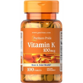 Puritan's Pride Witamina K 100mg 100 tabletek
