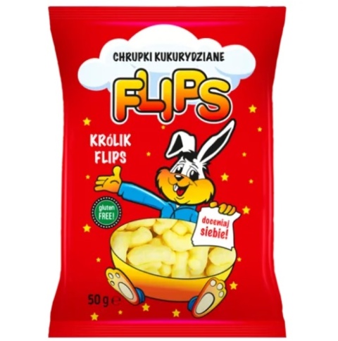 Sante Flips Chrupki Kukurydziane 50g Sante Flips Chrupki Kukurydziane 50g
