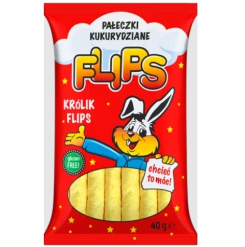 Sante Flips Pałeczki Kukurydziane 40g Sante Flips Pałeczki Kukurydziane 40g