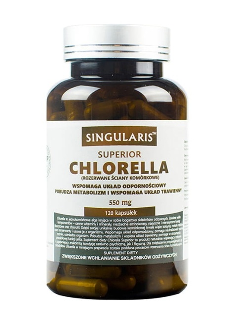 Singularis Chlorella 550 mg 120 kapsułek Singularis Chlorella 550 mg 120 kapsułek