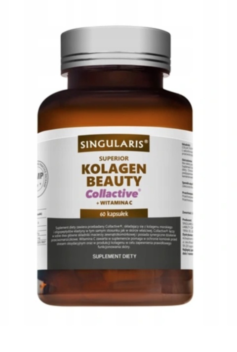 Singularis Kolagen Beauty Collactive+ witamina C 60 kapsułek Singularis Kolagen Beauty Collactive+ witamina C 60 kapsułek