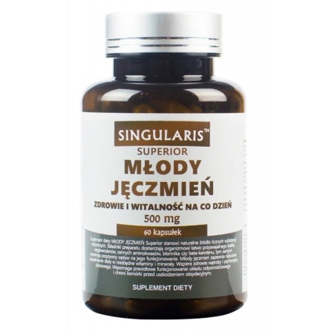 Singularis Młody Jęczmień 500 mg 60 kapsułek Singularis Młody Jęczmień 500 mg 60 kapsułek