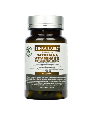 Singularis Naturalna Witamina B12 1000 µg 60 kapsułek wegańskich