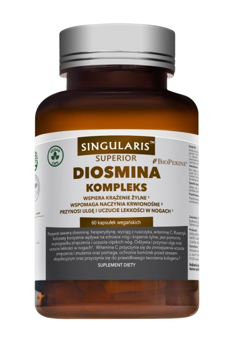 Singularis Superior Diosmina Kompleks 60 kapsułek Singularis Superior Diosmina Kompleks 60 kapsułek