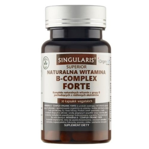 Singularis witamina B-complex Organic Forte 30 kapsułek Singularis witamina B-complex Organic Forte 30 kapsułek
