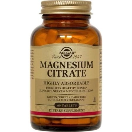 Solgar Magnesium Citrate (Cytrynian magnezu) 60 tabletek Solgar Magnesium Citrate (Cytrynian magnezu) 60 tabletek