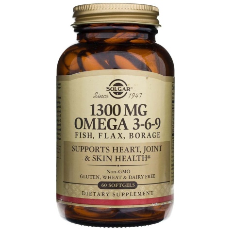 Solgar Omega 3-6-9 1300 mg 60 kapsułek miękkich Solgar Omega 3-6-9 1300 mg 60 kapsułek miękkich