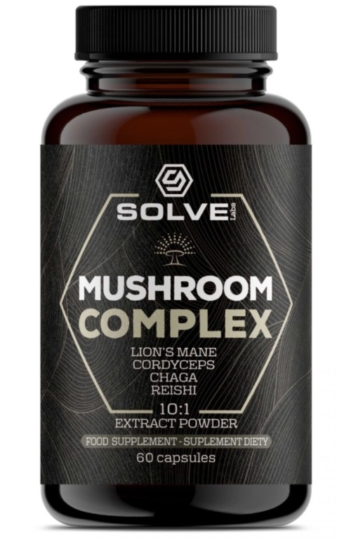 SolveLabs Mushroom Complex 60 kapsułek SolveLabs Mushroom Complex 60 kapsułek