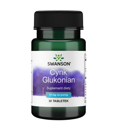 Swanson Cynk glukonian 30mg 30 tabletek Swanson Cynk glukonian 30mg 30 tabletek