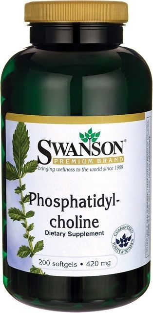 Swanson Fosfatydylocholina 420mg 200 kapsułek Swanson Fosfatydylocholina 420mg 200 kapsułek