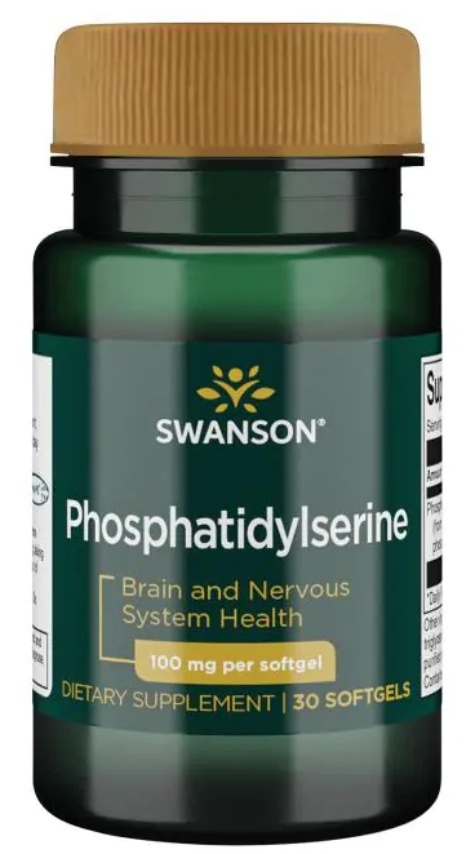 Swanson Fosfatydyloseryna 100 mg 30 kapsułek Swanson Fosfatydyloseryna 100 mg 30 kapsułek