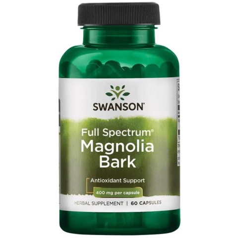 Swanson Magnolia Bark 400 mg 60 kapsułek Swanson Magnolia Bark 400 mg 60 kapsułek
